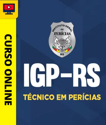Capa da Curso IGP-RS - Técnico em Perícias