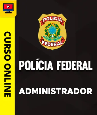 Capa da Curso Polícia Federal - Administrador