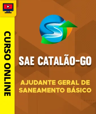 Capa da Curso SAE Catalão-GO - Ajudante Geral de Saneamento Básico