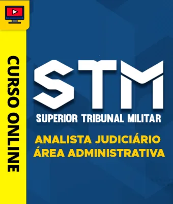 Capa da Curso STM - Analista Judiciário - Área Administrativa
