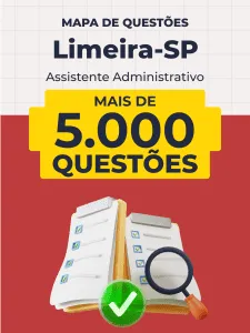 Capa da Mapa de Questões Online - Pref. Limeira-SP - Assistente Administrativo - 5 Mil Questões