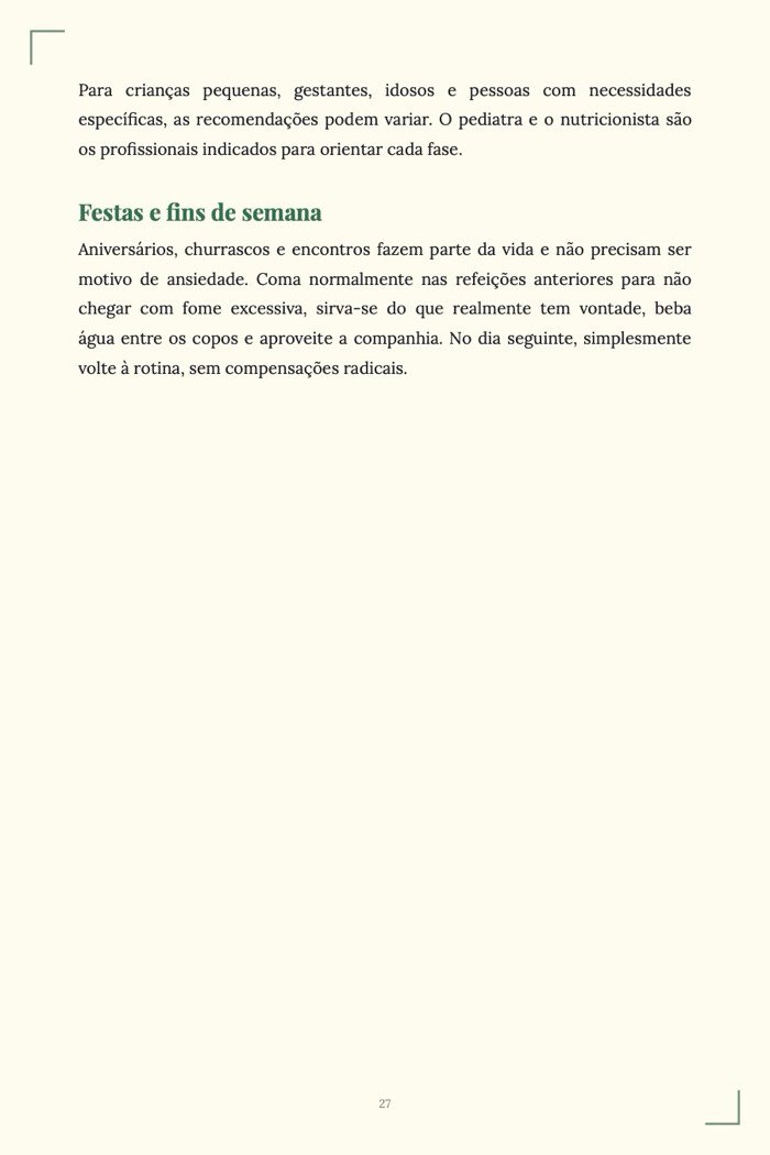 Página de exemplo 2 de Kit Nutrição Natural (3 e-books em PDF)