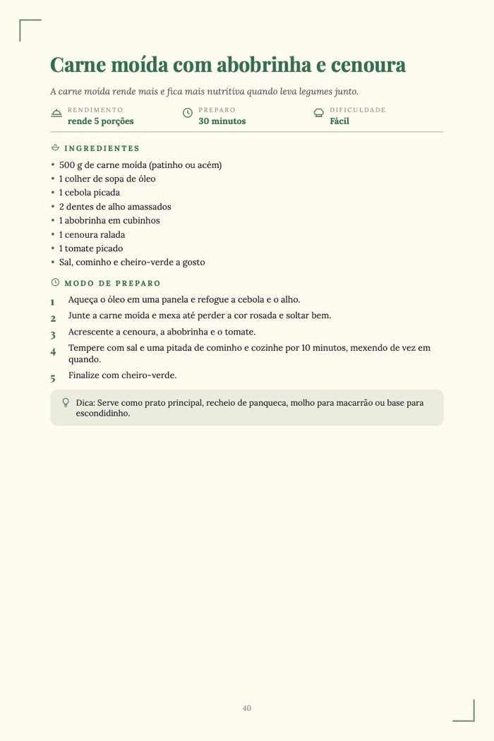 Página de exemplo 5 de Alimentação Saudável