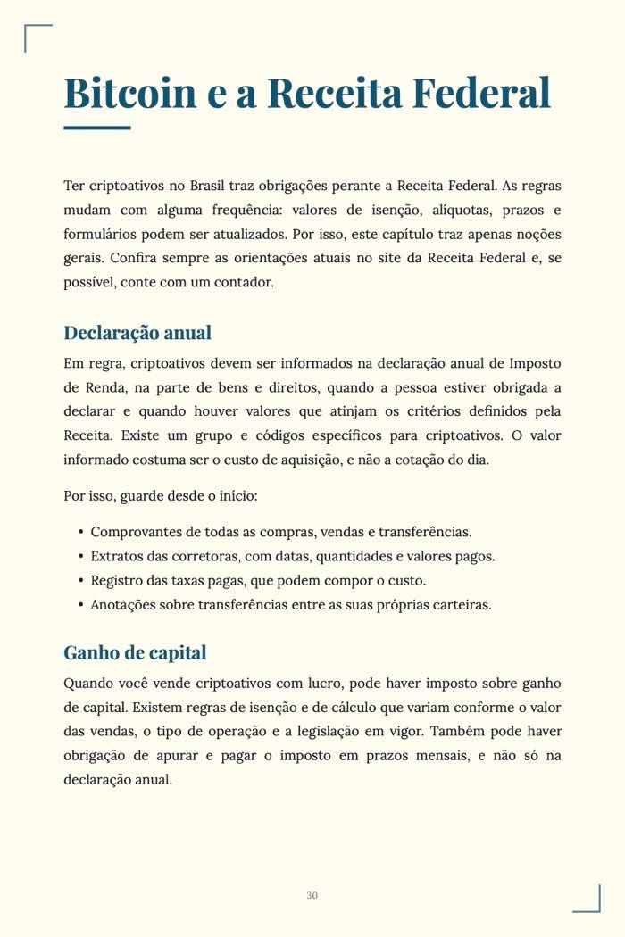 Página de exemplo 5 de Bitcoin para Iniciantes
