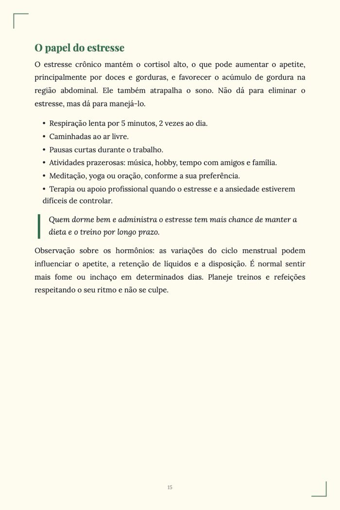 Página de exemplo 4 de Kit Corpo em Forma (4 e-books em PDF)