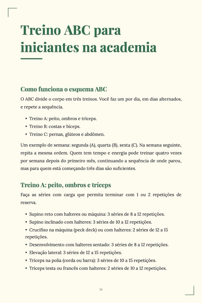Página de exemplo 6 de Kit Corpo em Forma (4 e-books em PDF)