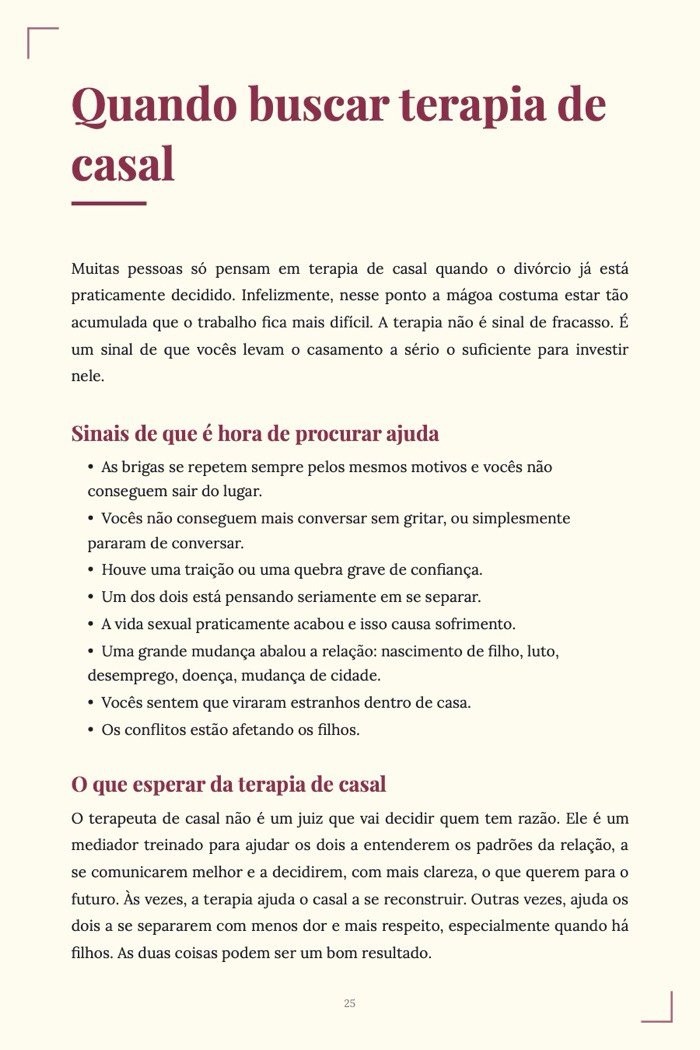 Página de exemplo 5 de Como Salvar o Casamento