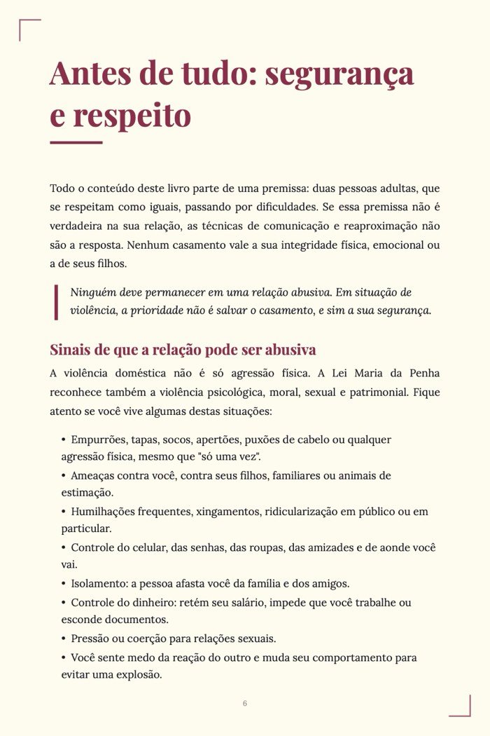 Página de exemplo 3 de Kit Casal Feliz (2 e-books em PDF)