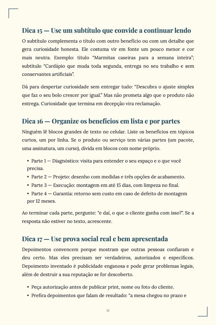 Página de exemplo 6 de Kit Empreendedor (3 e-books em PDF)