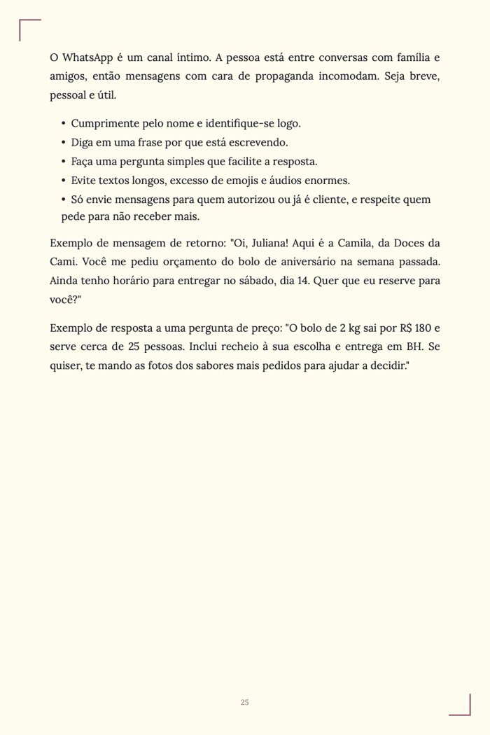 Página de exemplo 5 de Copywriting para Iniciantes