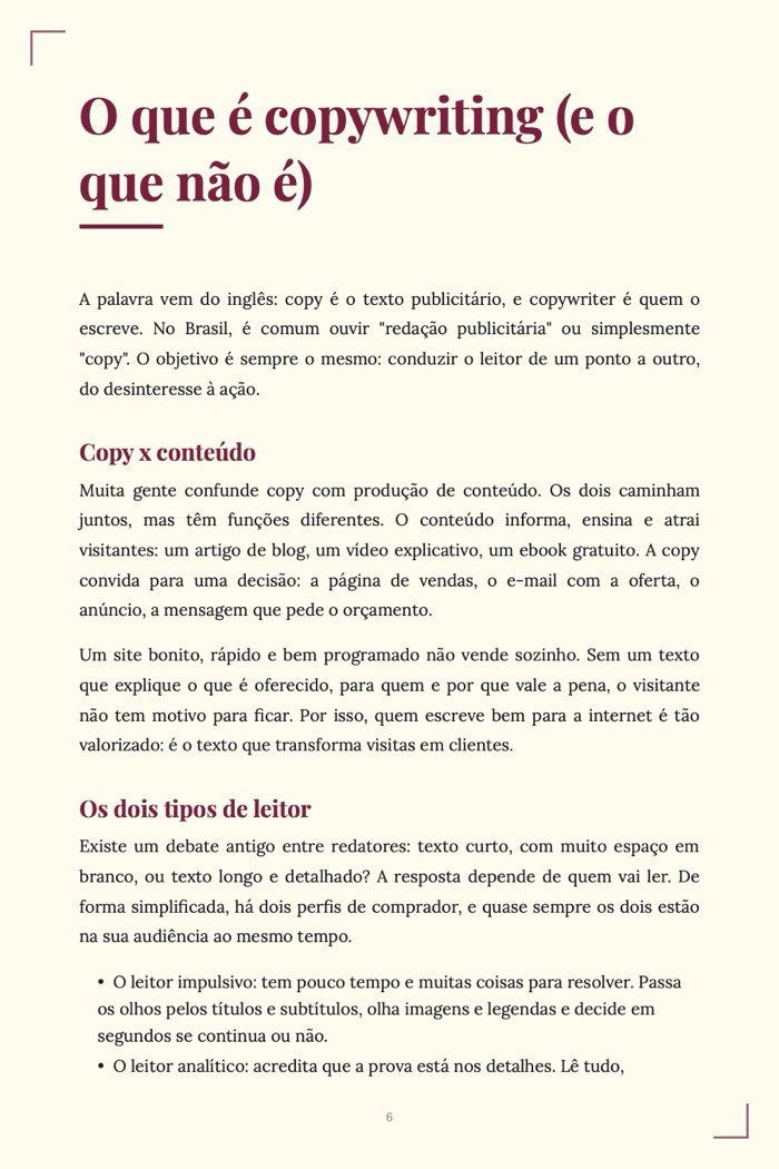 Página de exemplo 1 de Kit Vendas Online (3 e-books em PDF)