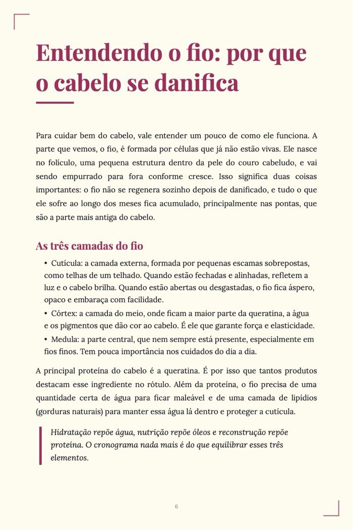 Página de exemplo 1 de Kit Beleza em Casa (3 e-books em PDF)