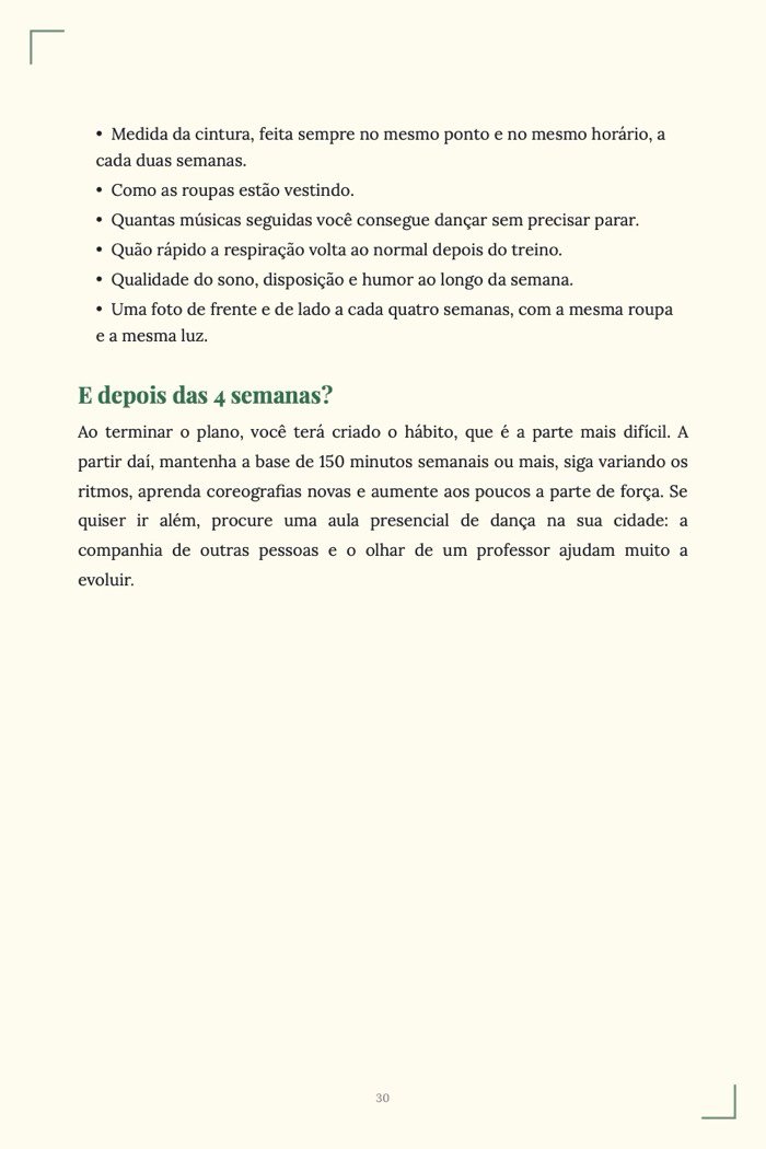 Página de exemplo 5 de Dança para Emagrecer