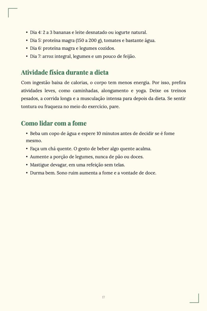 Página de exemplo 6 de Dieta da Sopa