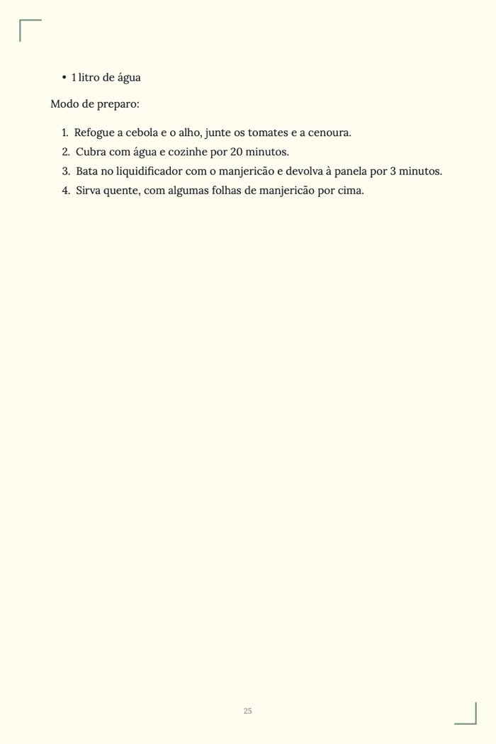 Página de exemplo 7 de Dieta da Sopa