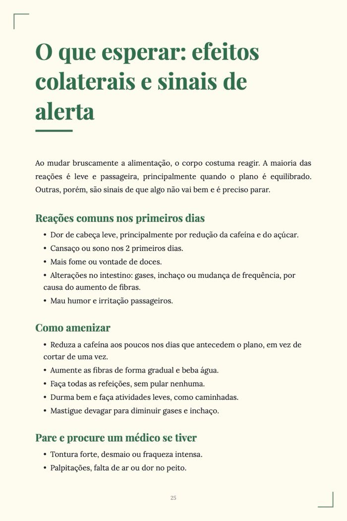 Página de exemplo 5 de Dieta Detox