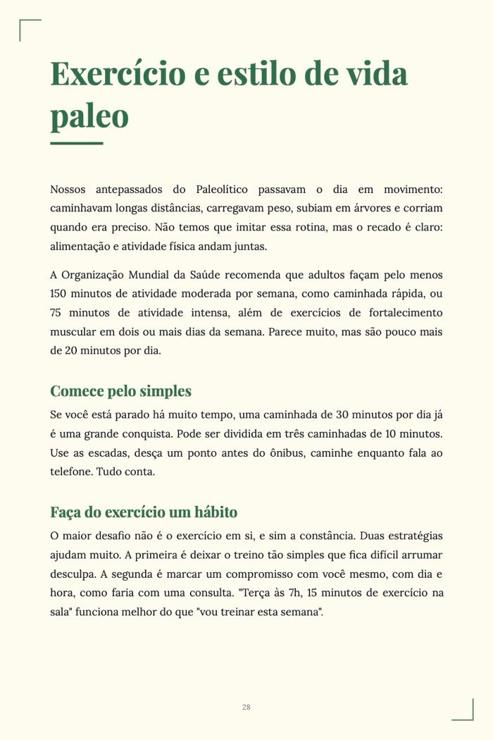 Página de exemplo 6 de Kit Nutrição Natural (3 e-books em PDF)