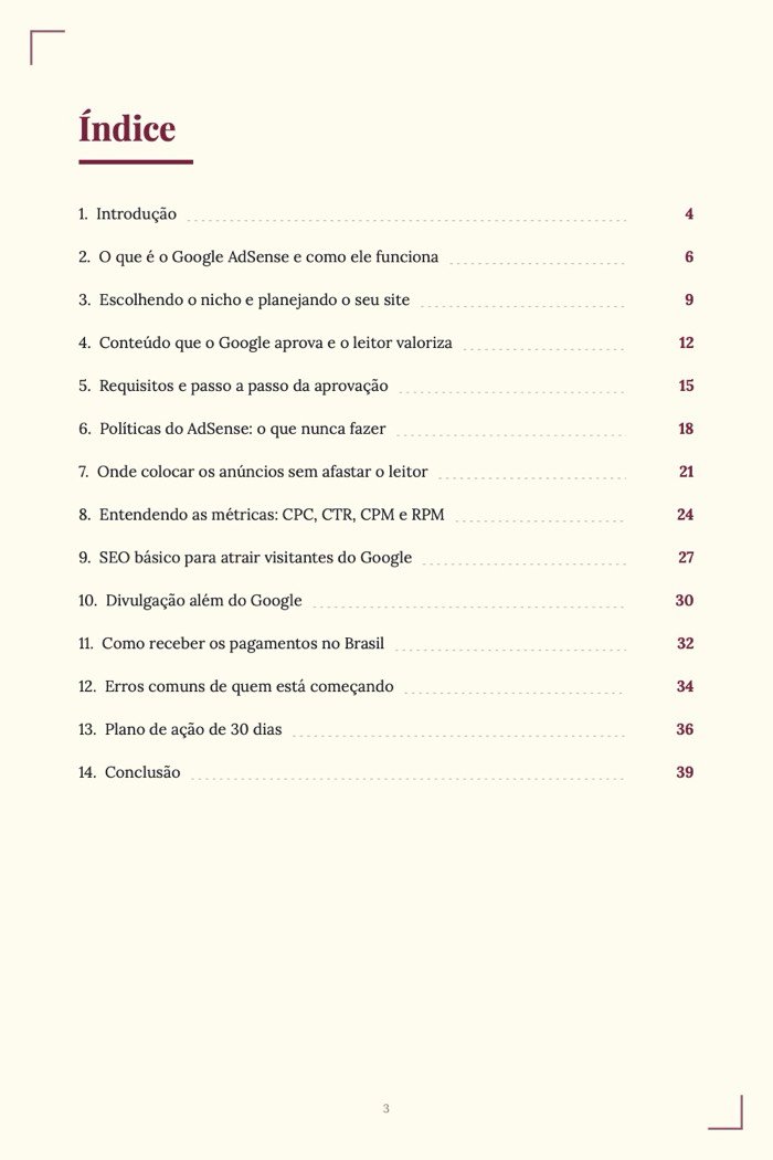 Página de exemplo 1 de Google AdSense na Prática