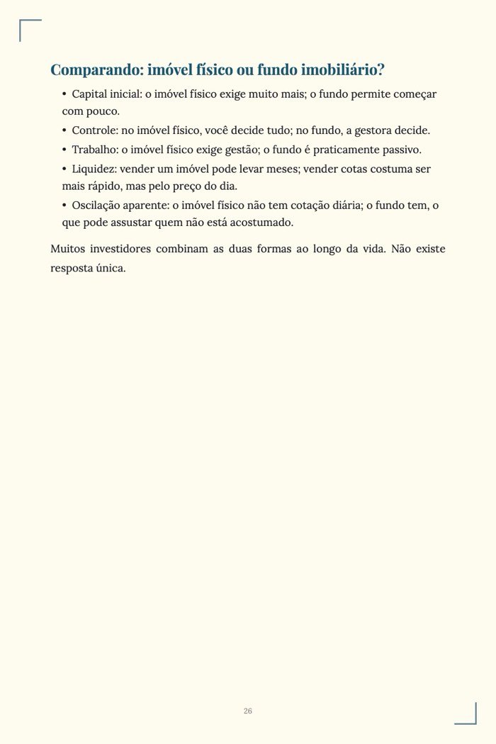 Página de exemplo 5 de Como Investir em Imóveis
