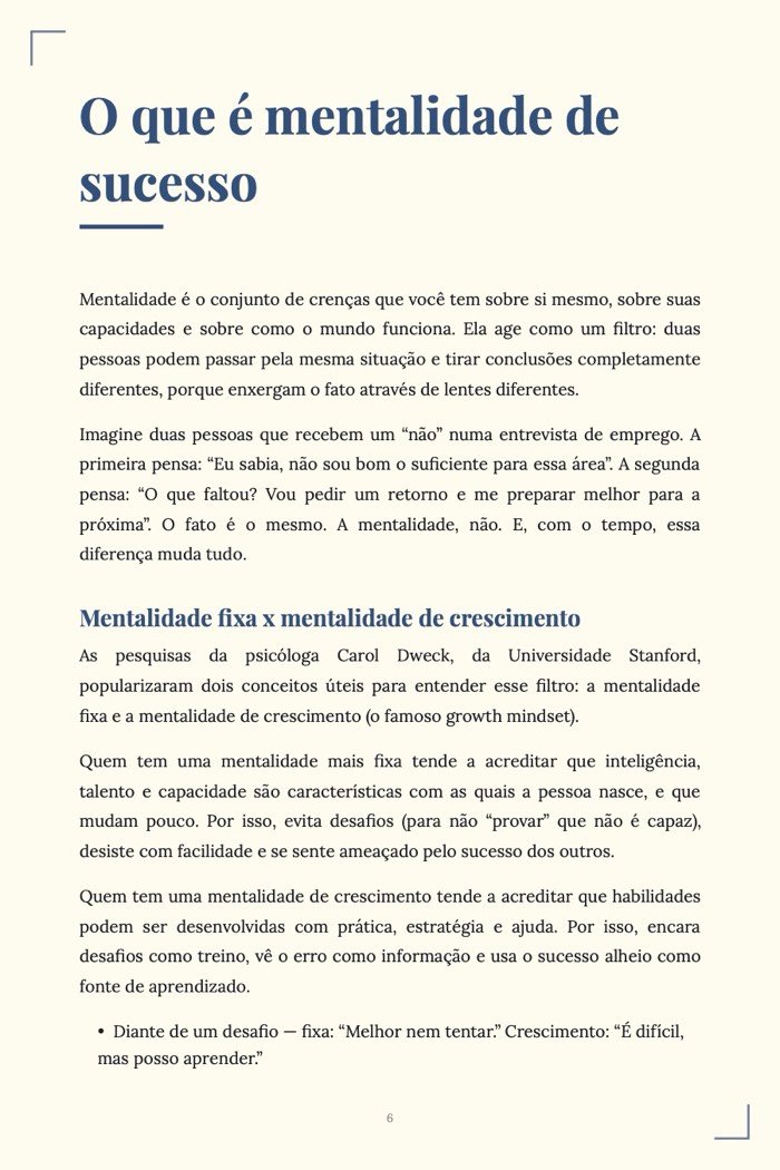 Página de exemplo 1 de Kit Prosperidade (3 e-books em PDF)