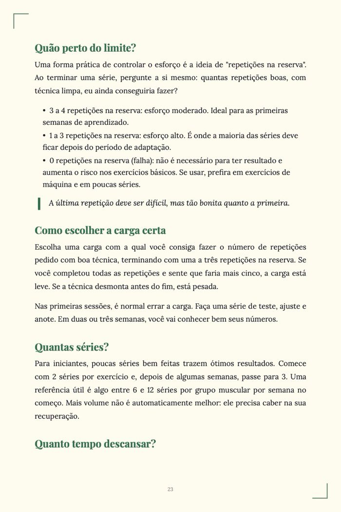 Página de exemplo 2 de Kit Fitness Total (3 e-books em PDF)