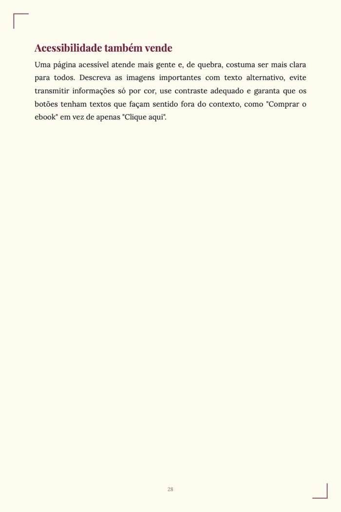 Página de exemplo 5 de Página de Vendas que Converte