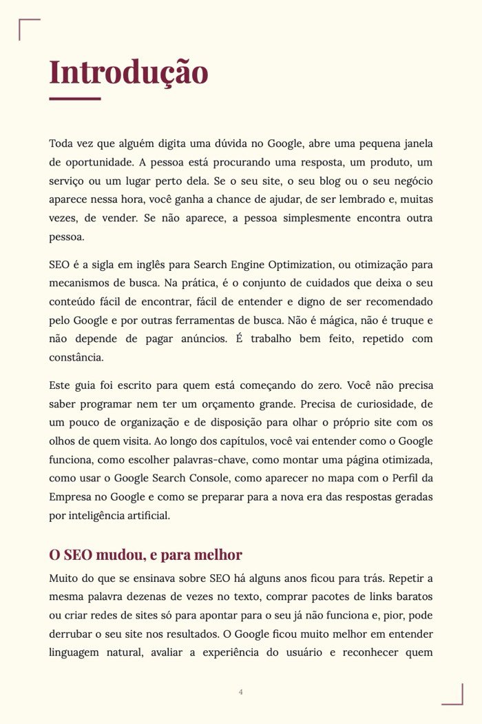 Página de exemplo 2 de SEO para Iniciantes