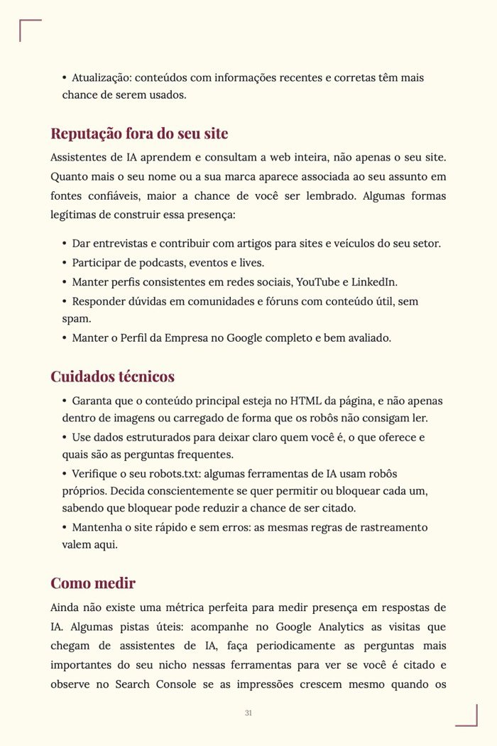 Página de exemplo 5 de SEO para Iniciantes