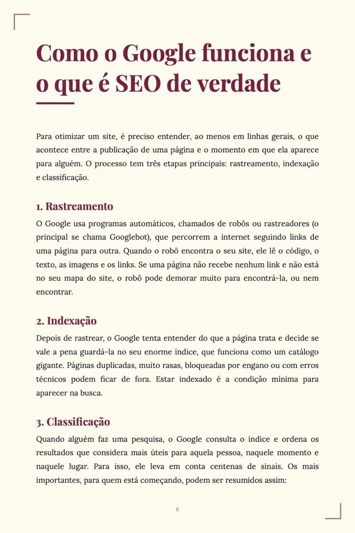Página de exemplo 1 de Kit Lucro na Internet (3 e-books em PDF)
