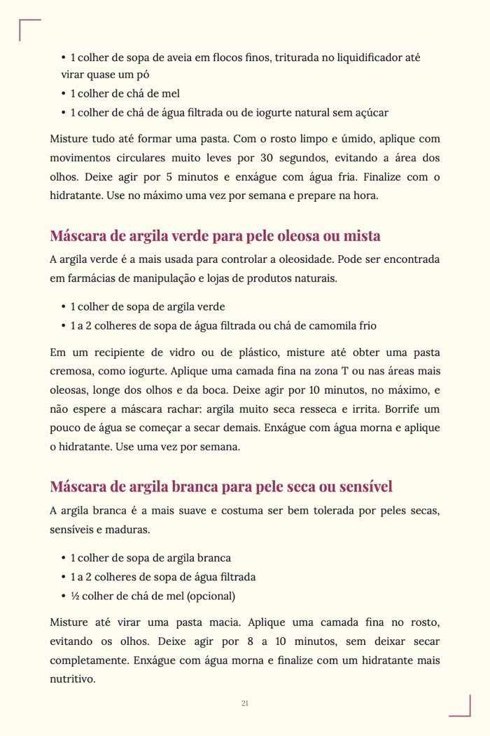 Página de exemplo 4 de Kit Beleza em Casa (3 e-books em PDF)