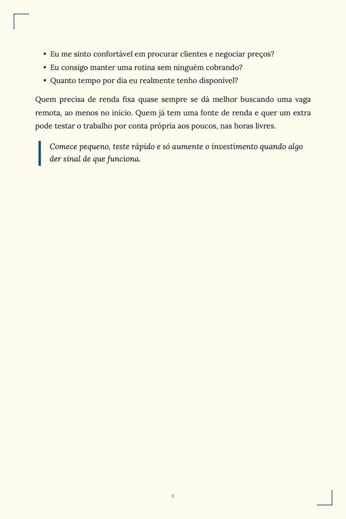 Página de exemplo 3 de Trabalho em Casa
