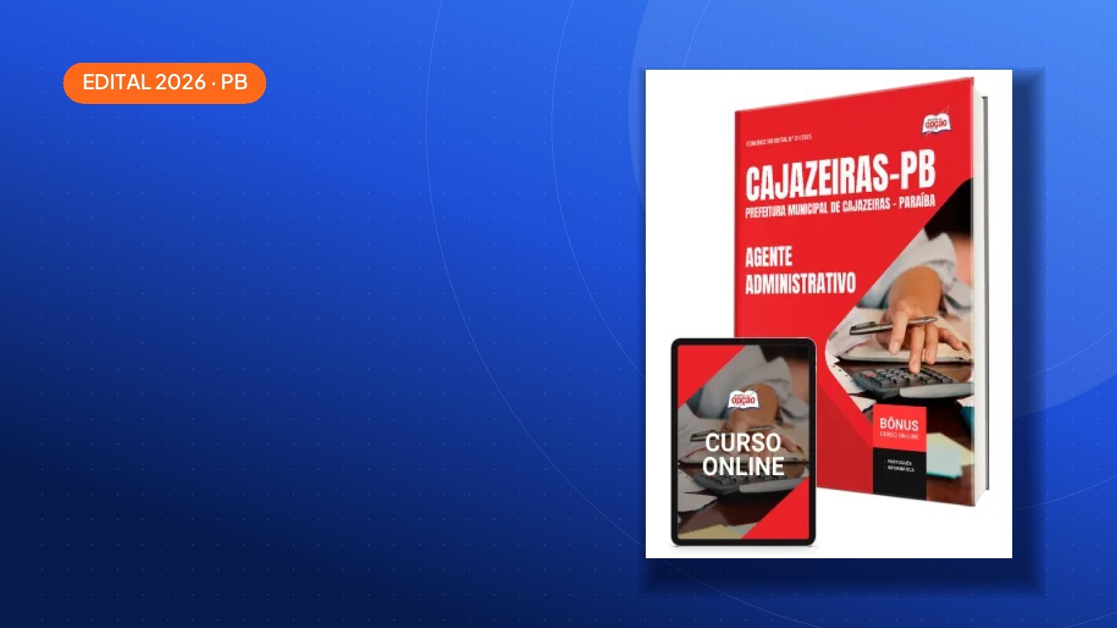Saiu o edital: Apostila Prefeitura de Cajazeiras 2026 — Cajazeiras/PB