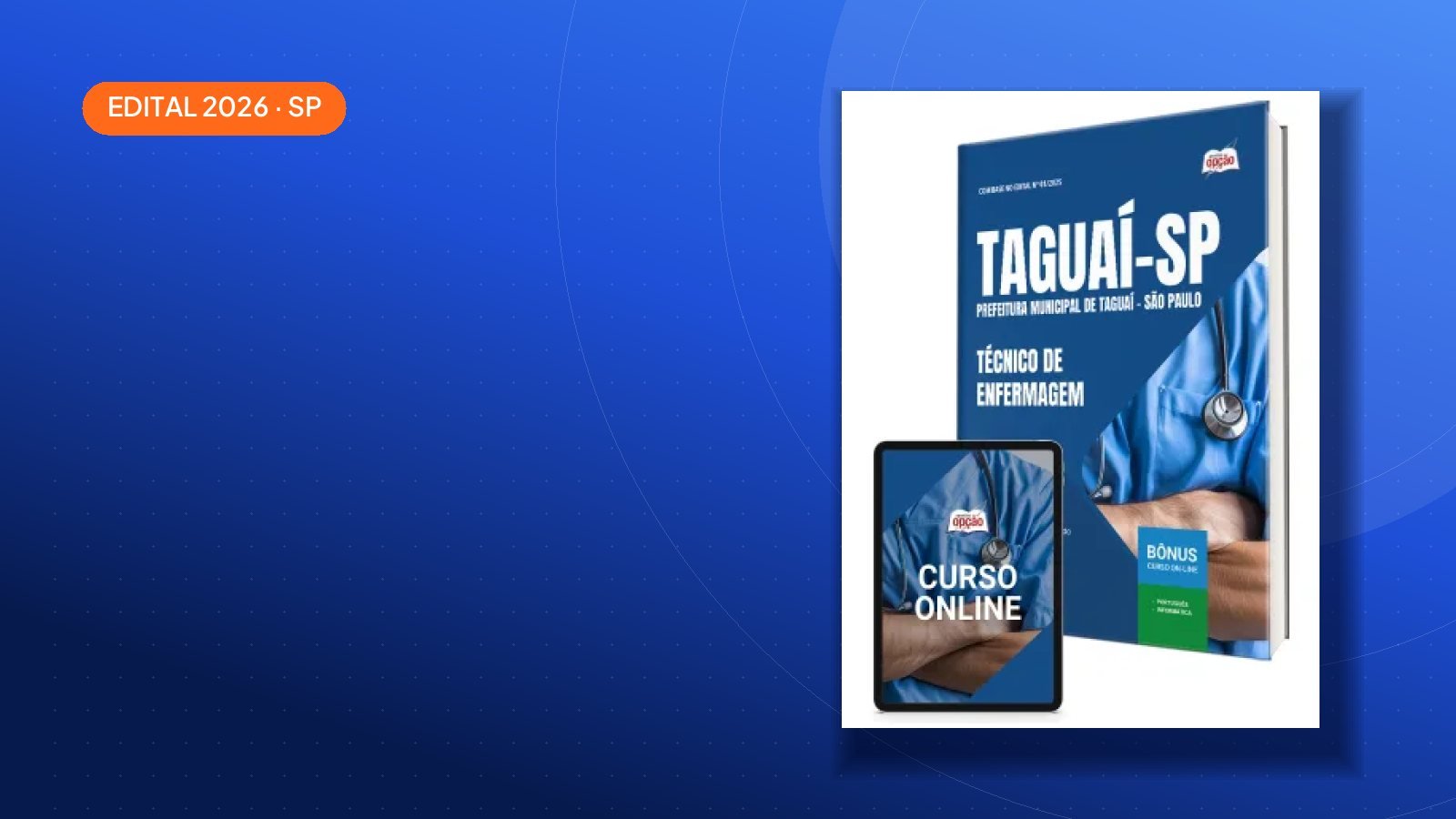 Saiu o edital: Apostilas Prefeitura de Taguaí 2026 — Taguaí/SP