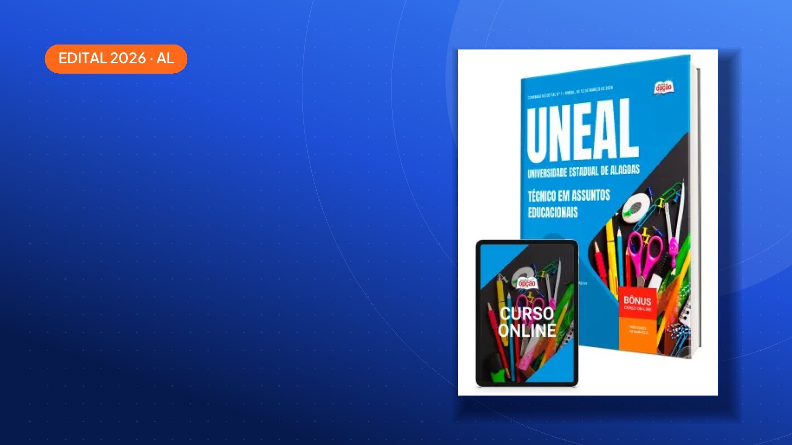 Saiu o edital: Apostilas UNEAL 2026 — Alagoas