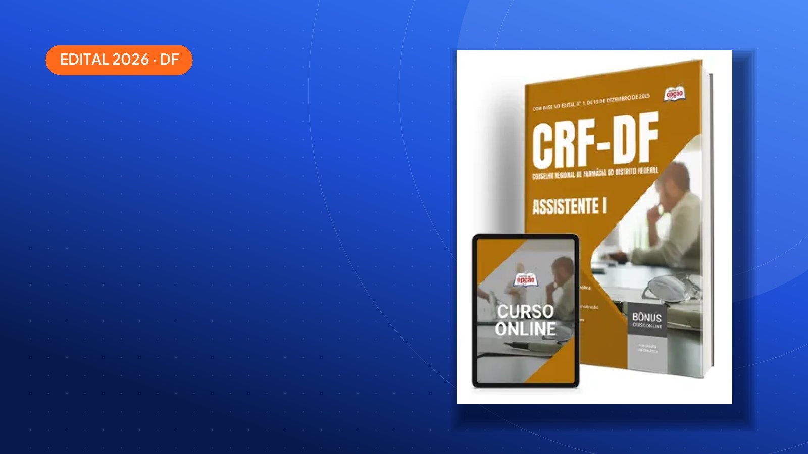 Concurso CRF-DF 2026 tem 3 vagas; veja como se preparar