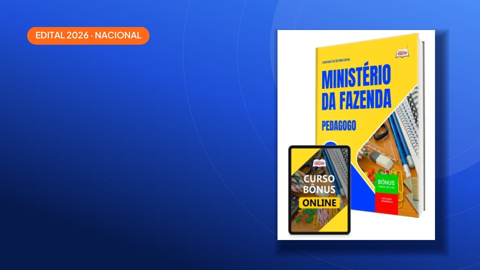 Concurso Ministério da Fazenda 2026: edital publicado