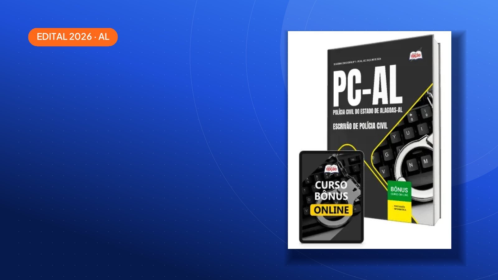 Concurso PC-AL 2026: edital com 150 vagas e salários de até R$ 5.318,63