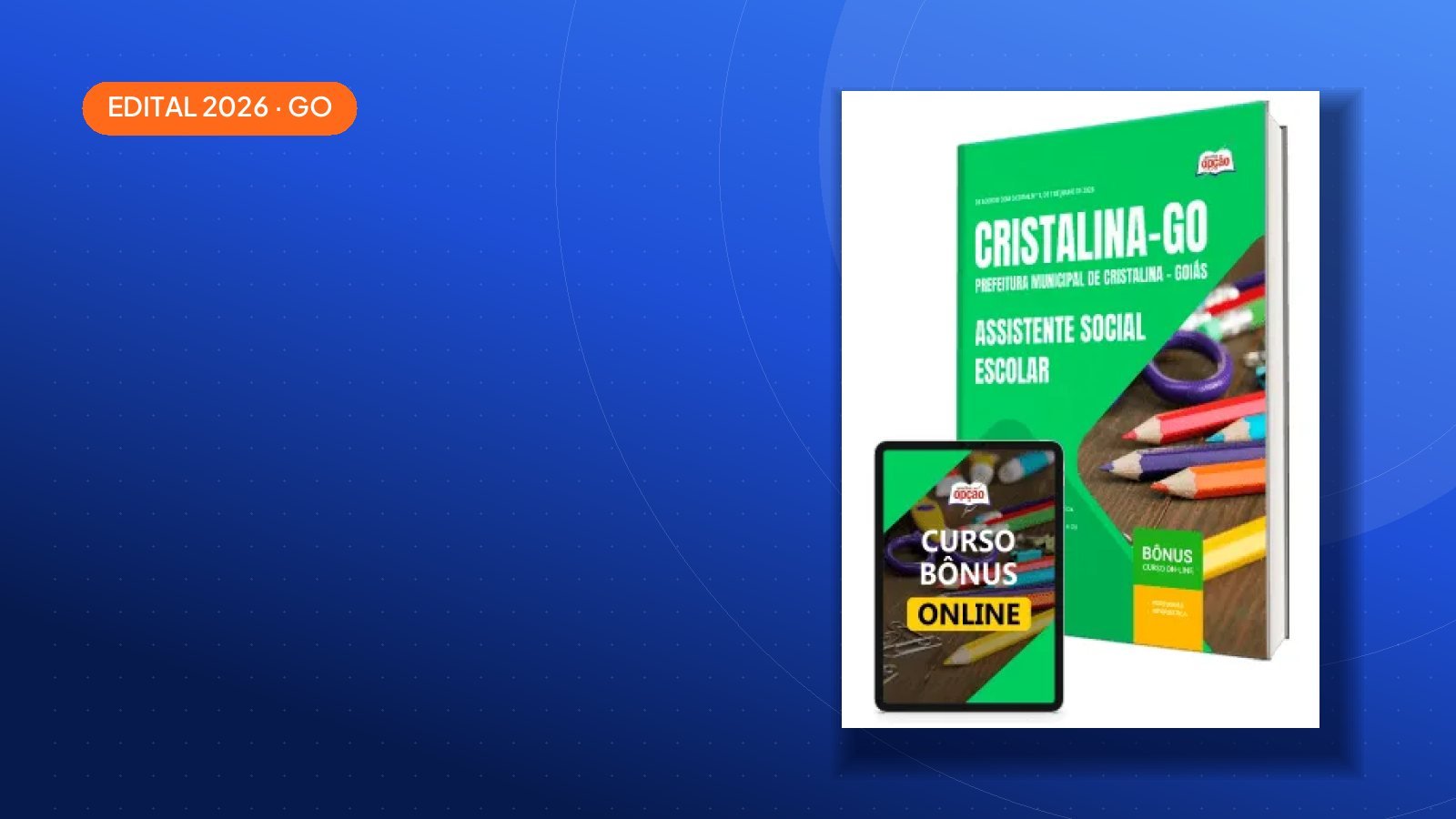 Edital Prefeitura de Cristalina - GO 2026: 307 vagas e salários de até R$ 5.165,78