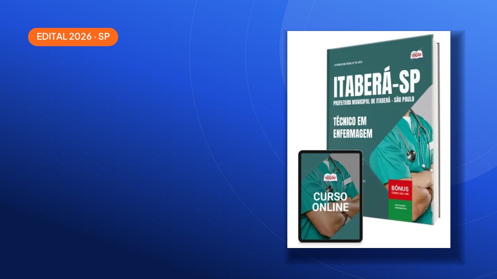 Concurso Prefeitura de Itaberá - SP 2026: edital com 8 vagas e salários de até R$ 3.646,64