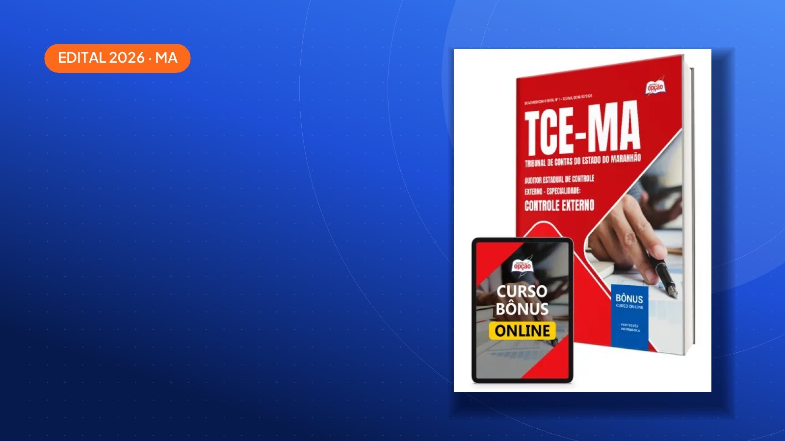 Concurso TCE-MA 2026: edital com 12 vagas e salários de até R$ 20.112,20